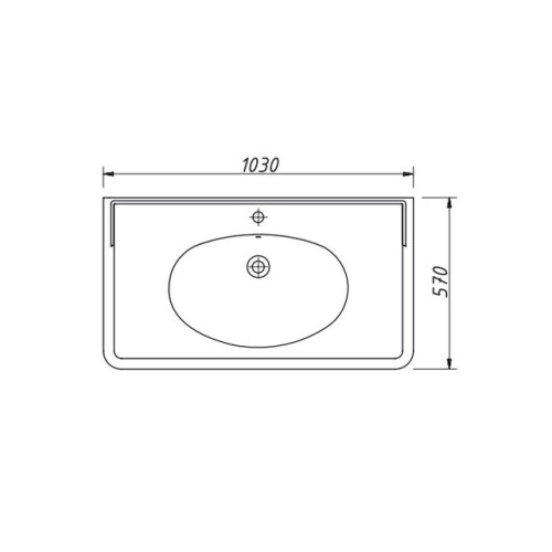 Умывальник Caprigo SN1000