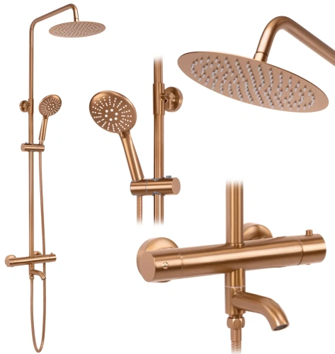 Душевая система Rea Lungo Copper Brush P8807