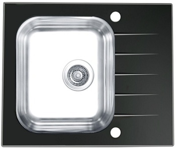 Мойка для кухни Alveus VITRO 10 RAL9005-90 (черная) 600x500 1114557