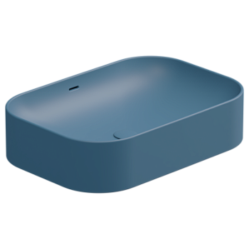 Раковина накладная 60x42 см GSG Ceramic Design Easy EALAVTP60027, Denim Matt
