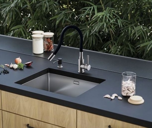 Смеситель для кухни Alveus FLEXA GREY CHR 1147026