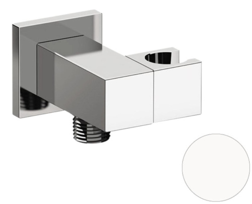 Держатель ручного душа с подключением Remer 337SBO, белый матовый