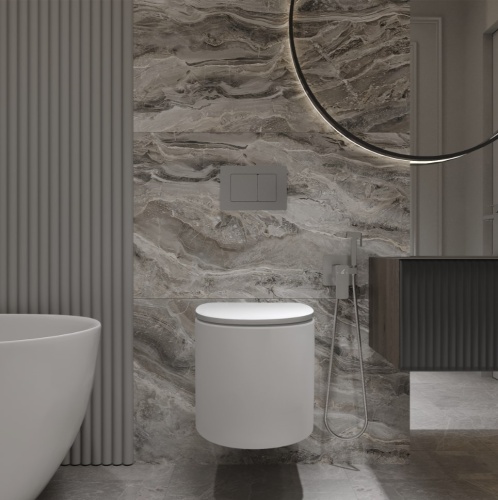 Комплект Oliveeka инсталляция OL-MQ-003 с унитазом OL-G27 и кнопкой OL-E12-BN