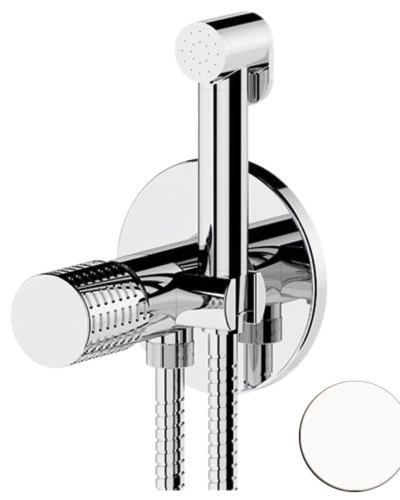 Гигиенический душ со смесителем Remer Celebrity CEC65WBO, белый матовый