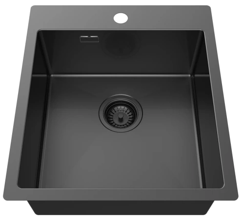Мойка кухонная Zorg ZRN 5045 premium PVD Gunblack