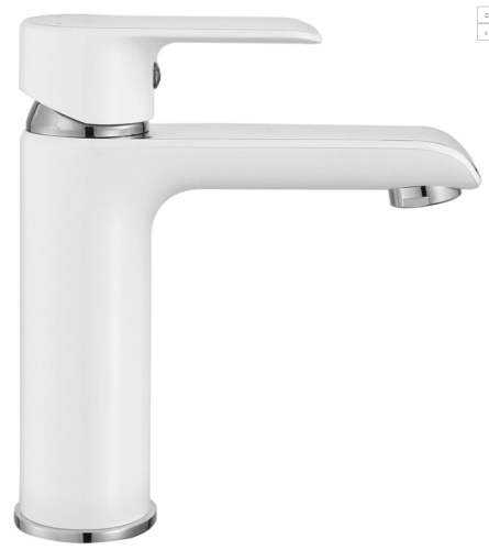 Смеситель для умывальника Rea Bloom White Chrome B9915