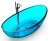 Ванна Knief Oval Shape Aquamarin Blue 70001100 Ванна Knief Oval Shape Aquamarin Blue 70001100