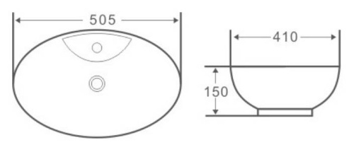 Умывальник CeramaLux 78197