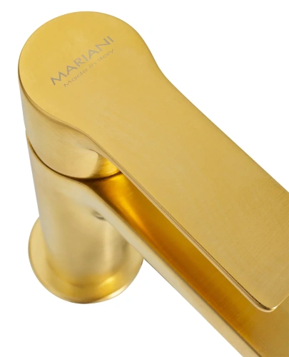 Смеситель для раковины Mariani Kali A22380KL12, золото брашированное