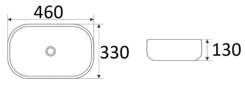Умывальник CeramaLux 78475