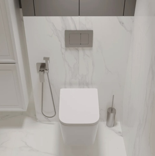 Комплект Oliveeka инсталляция OL-MQ-003 с унитазом OL-5014 и кнопкой OL-E12-BN