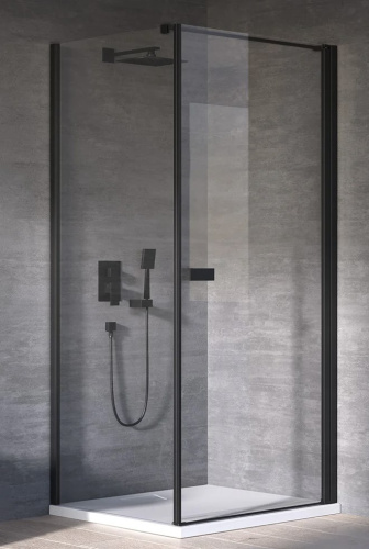 Душевая дверь Kolpa-San Andromeda D 80 black transparent 516600