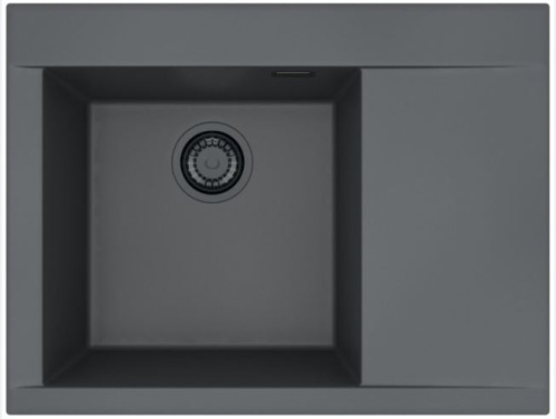 Мойка для кухни Alveus PURE-G 60L Algranit DEEP BLACK-A90 BE 680x520x198 1149298