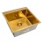 Мойка кухонная Arfeka Eco AR 500*500 gold PVD NANO decor