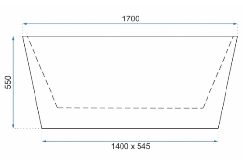 Ванна акриловая Rea MILANO 170 W2001