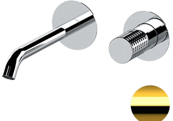 Смеситель для раковины Remer Celebrity CEC15PWBDO, золото глянцевое