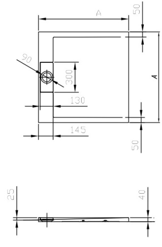Душевой поддон Kolpa-san Capo 100x100 white 565100