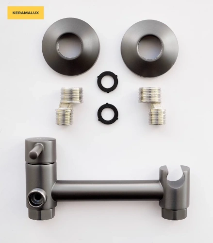 Гигиенический душ CeramaLux DRS/008 вороненая сталь