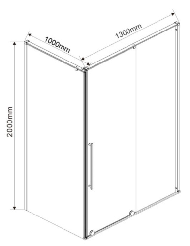 Душевой уголок Vincea Arno VSR-1A1013CL