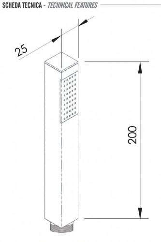 Ручной душ Remer 317SSBGX золото брашированное