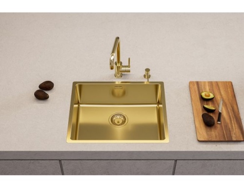 Мойка для кухни Alveus KOMBINO 50 MONARCH GOLD SAT-90 542x442x195 F/S 1120902