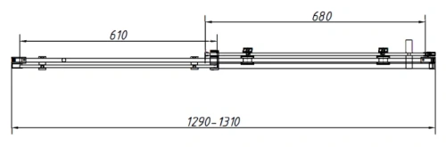 Душевая дверь Vincea Como-N VDS-4CN130CGB