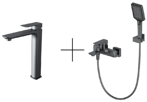 Душевая система для ванны со смесителем Oliveeka OL-639003A+239003-BGM