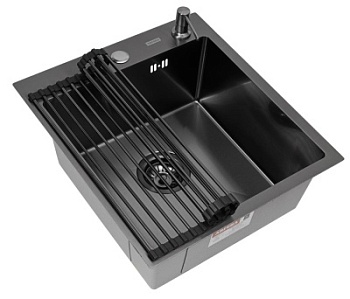 Комплект Arfeka Eco AR мойка 450*500, роллер-мат, дозатор black