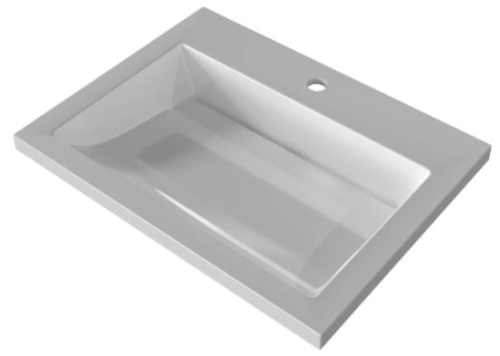 Тумба напольная Vela Мира Лайт 60Н под Classica (бетон/серый мат) TU5580