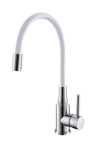 Смеситель для кухни Alveus FLEXA WHITE SAT 1147019