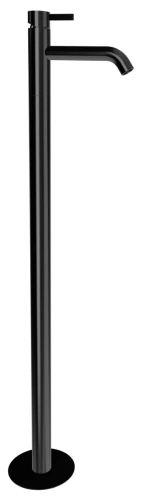 Смеситель для раковины Remer Metrica MC18CFP, черный брашированный хром