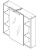 Шкаф зеркальный Caprigo Accord 80 2231-SF004 Шкаф зеркальный Caprigo Accord 80 2231-SF004