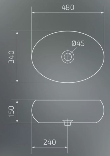 Умывальник Gid 9030s