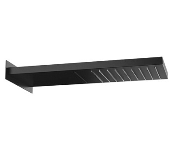 Верхний душ настенный 50x20 см Remer 350SSCANOX, черный матовый