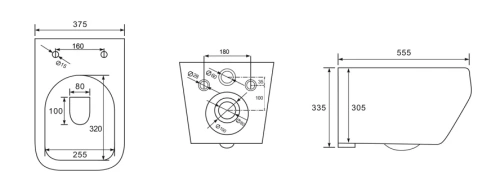 Унитаз подвесной Vincea Tornado Edge VT1-38T