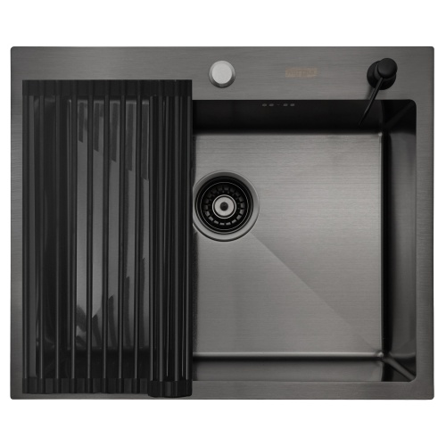 Комплект Arfeka Eco AR мойка 600*500, роллер-мат, дозатор black