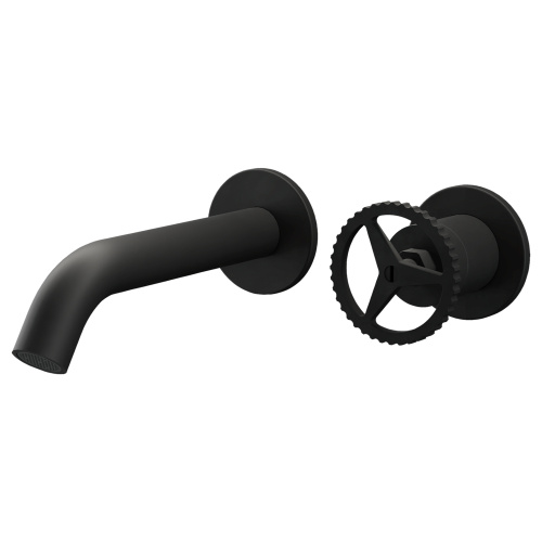 Смеситель для раковины Remer Chrono CH15PLNO, черный матовый