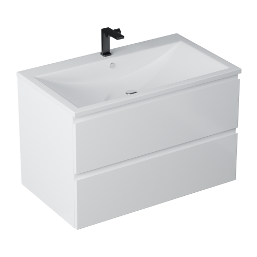 Тумба подвесная Vela Мира 80П под Alice (белый глянец) TU14774