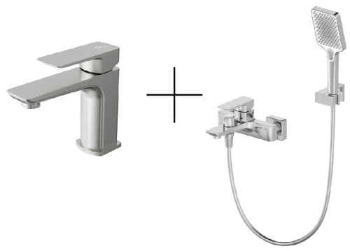 Душевая система для ванны со смесителем Oliveeka OL-639003A+139003-BN