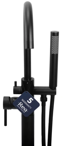 Смеситель для ванны Rea Mono black matt B2714