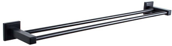 Полотенцедержатель двойной 60 см Vivi Felice Notte FL1025 N Black matt