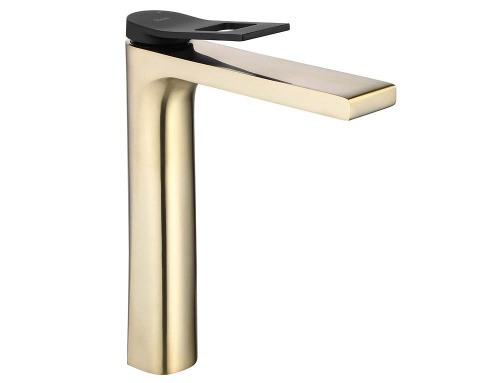 Смеситель для умывальника Rea Soul Gold matt Black B9961