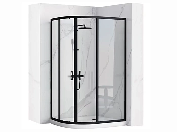 Душевой уголок Rea Look Black 80x100 K7900