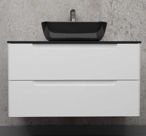 Тумба подвесная Vela Венеция 80П под столешницу белый матовый TU27064