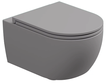 Унитаз подвесной GSG Ceramic Design Like LKWCSOBI000/038, Fumo Matt