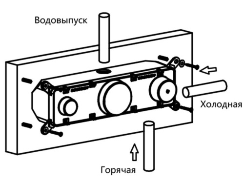 Душевая система Vincea VSFW-422T1BG