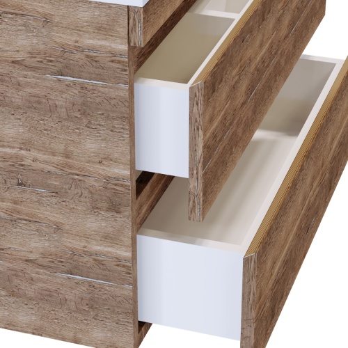 Тумба подвесная Vela Каскад Премиум 70П под Classica (дуб галифакс олово) TU617010