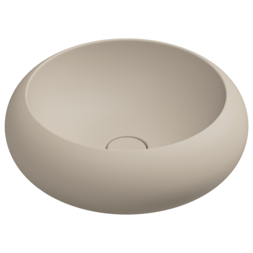Раковина накладная 42 см GSG Ceramic Design Petra PELAV42034, Sabbia Matt