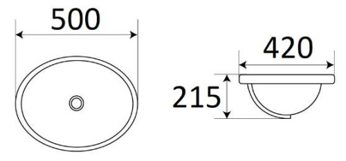 Умывальник CeramaLux 1203