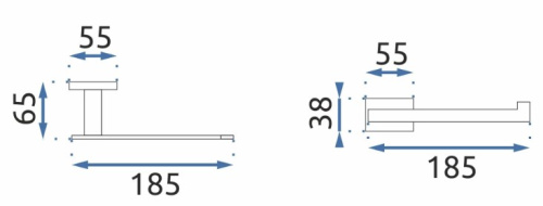 Бумагодержатель Rea Oste 04 gold 06913